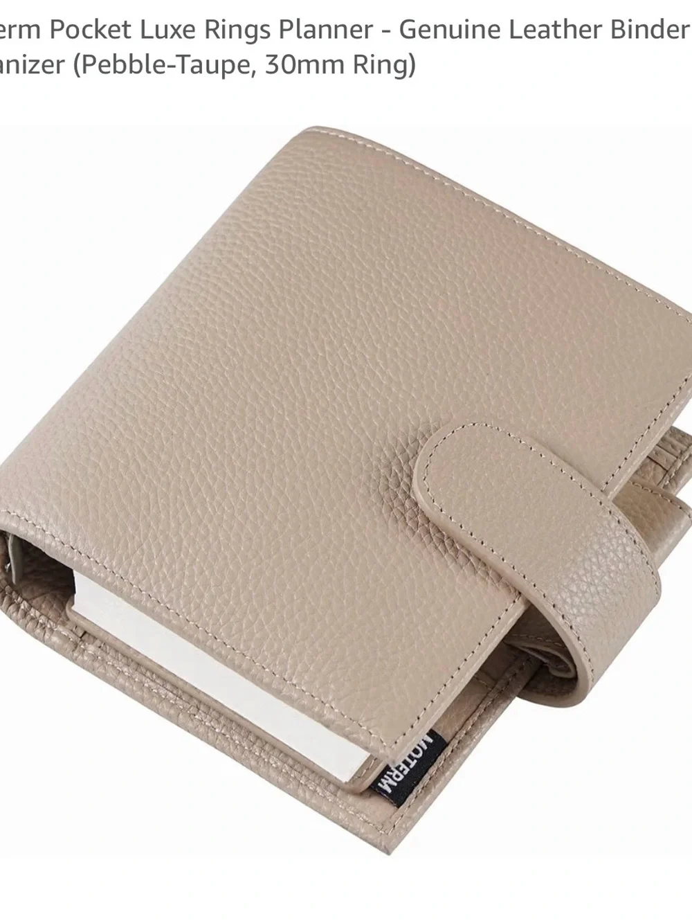 Moterm Pocket Luxe Rings Planner